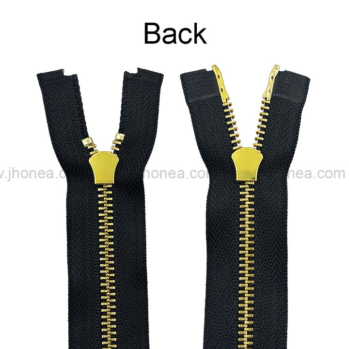 Stylish #5 Two-Way Metal Zipper for Jackets & Dresses