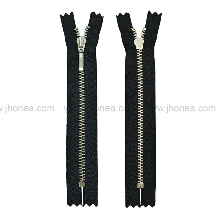 YKK- #3Number Silver Teeth YKK Premium Quality Metal Zipper for Dresses