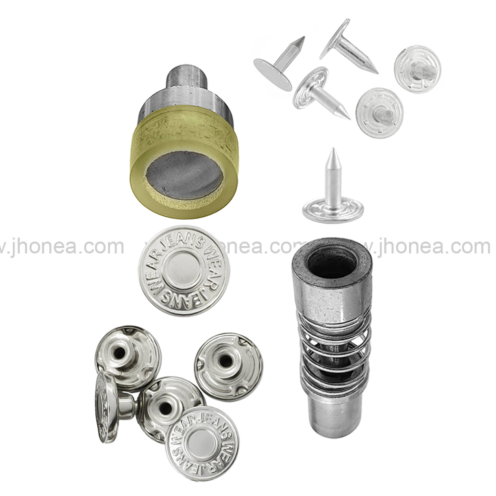 Denim Jeans Button Die Mold Set for Denim Garments