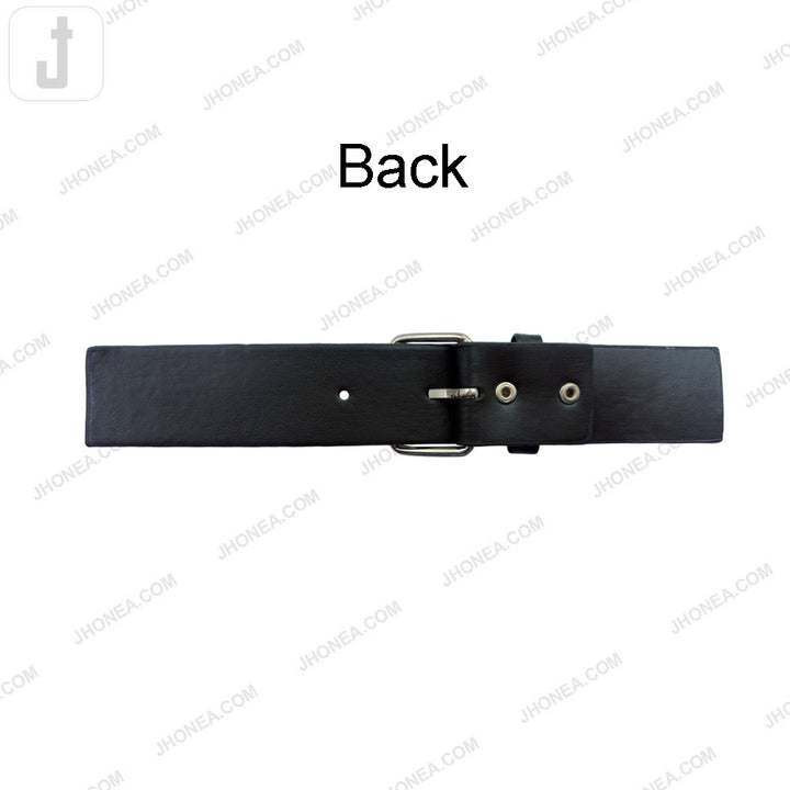 Timeless PU Leather Belt with Adjustable Prong Buckle