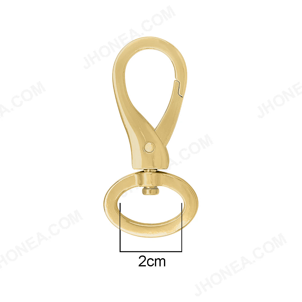 Designer Metal Swivel Lever Snap Hooks Clasp Buckle