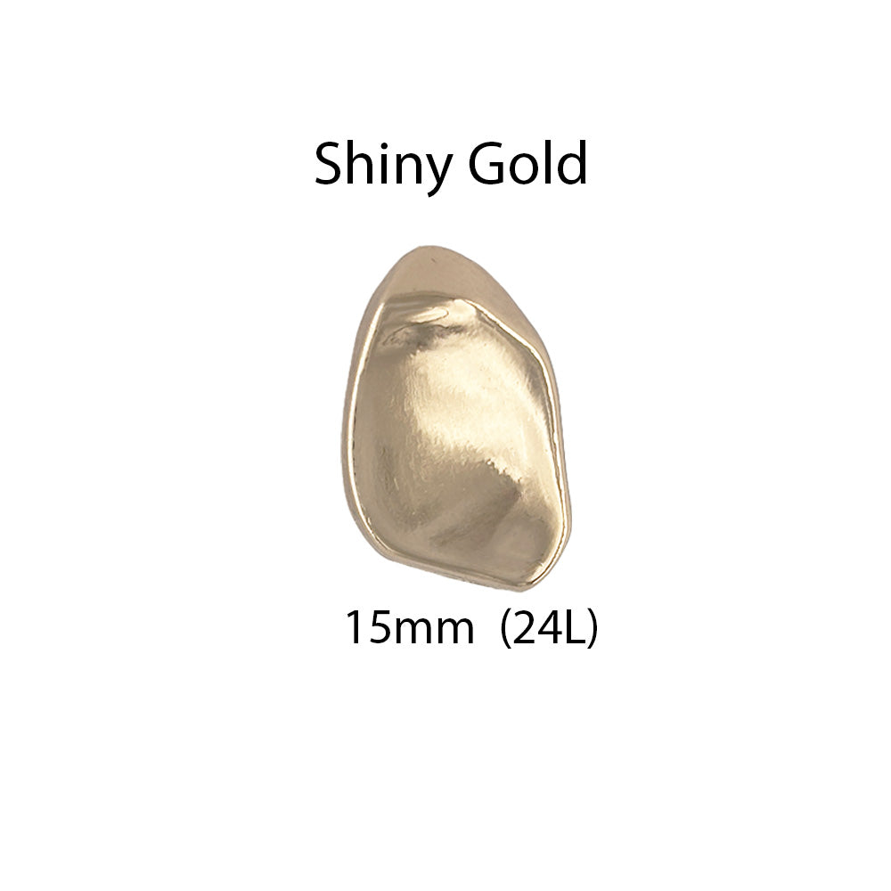 Decorative Uneven Shape Metal Loop Buttons For Shirt/Kurta