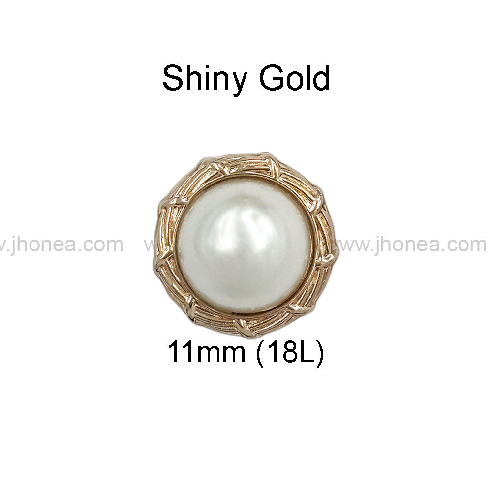 Super Classy Round Shape Pearl Buttons For Shirt/Kurta