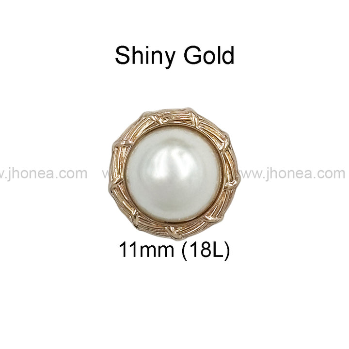 Super Classy Round Shape Pearl Buttons For Shirt/Kurta