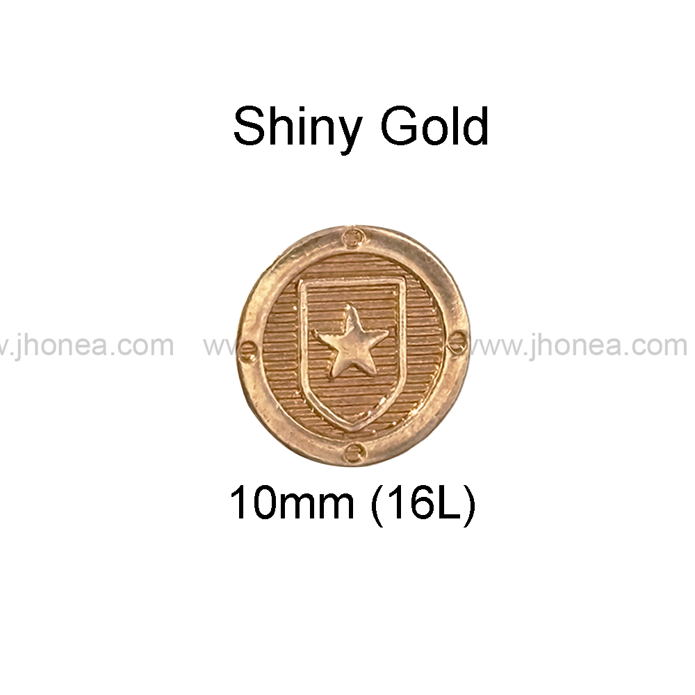 Royal Star Badge Design Downhole Metal Button