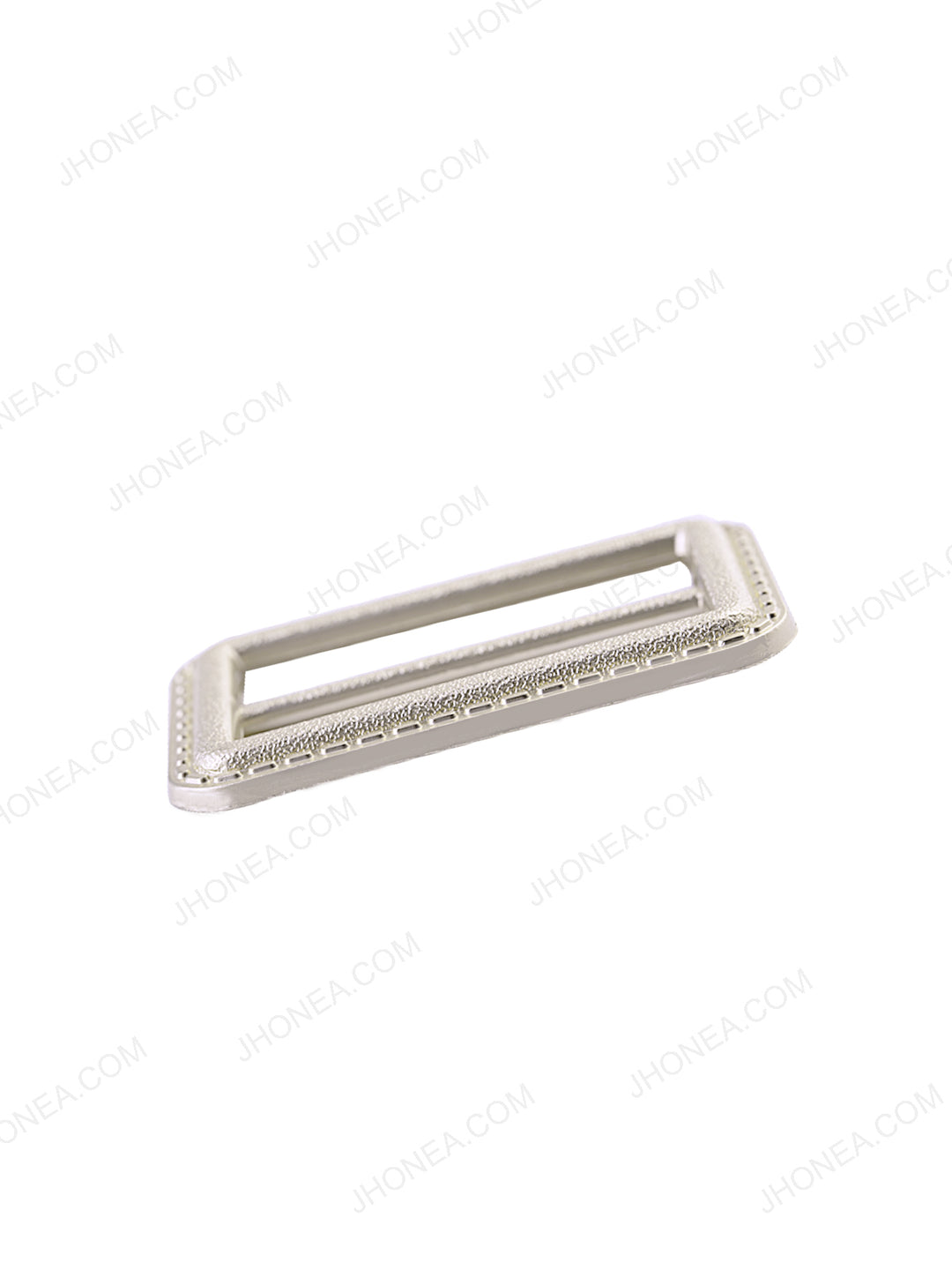 Accented Border Adjustable Webbing Strap Slider Buckle