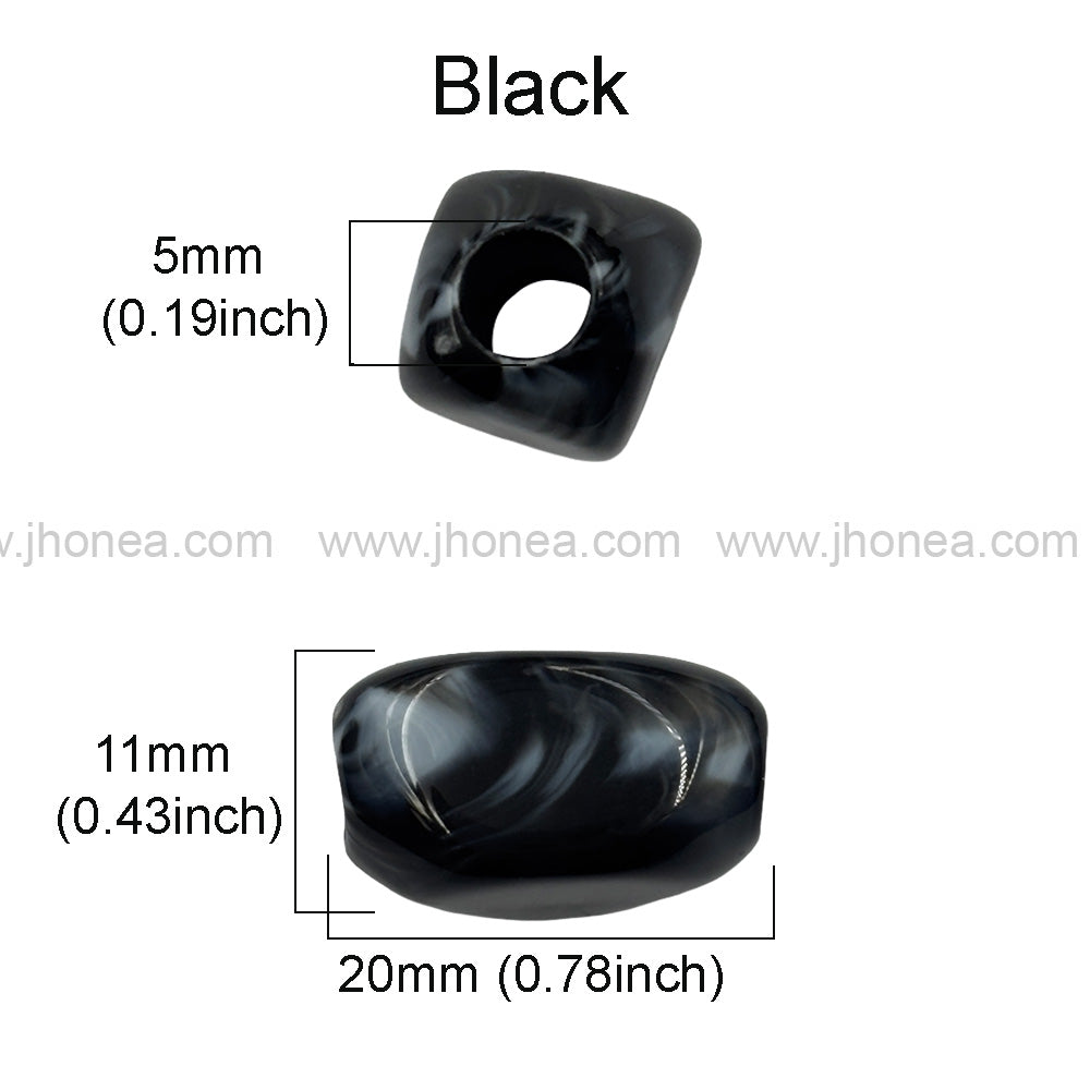 Versatile Polyester Beads for Jewelry and DIY Clothing