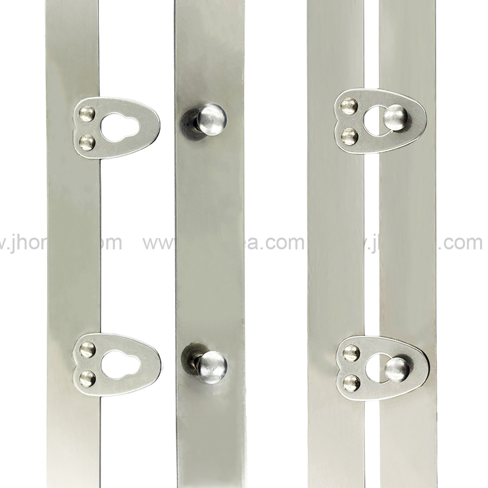 Sleek Silver Corset Busk Closure for Fashion Clothing