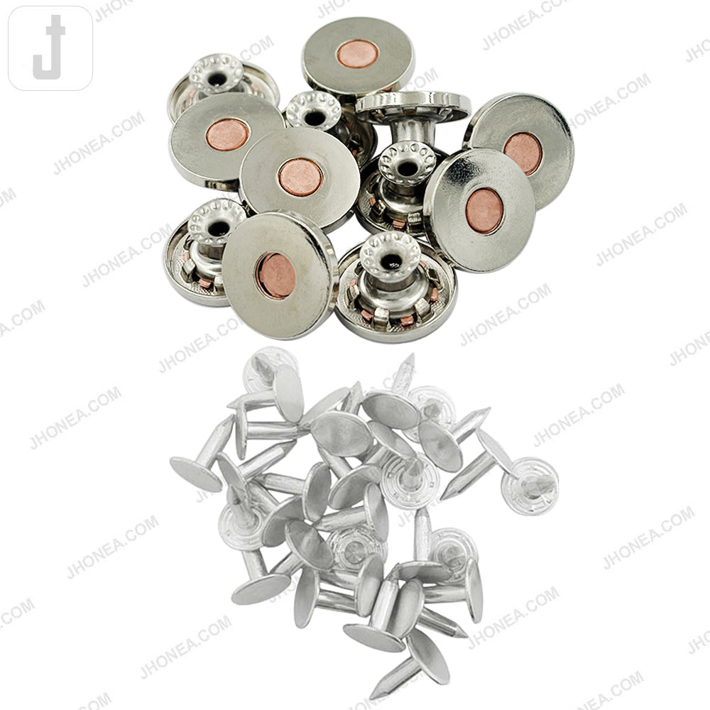 Sleek & Stylish Shiny Finish Metal Denim Jeans Button