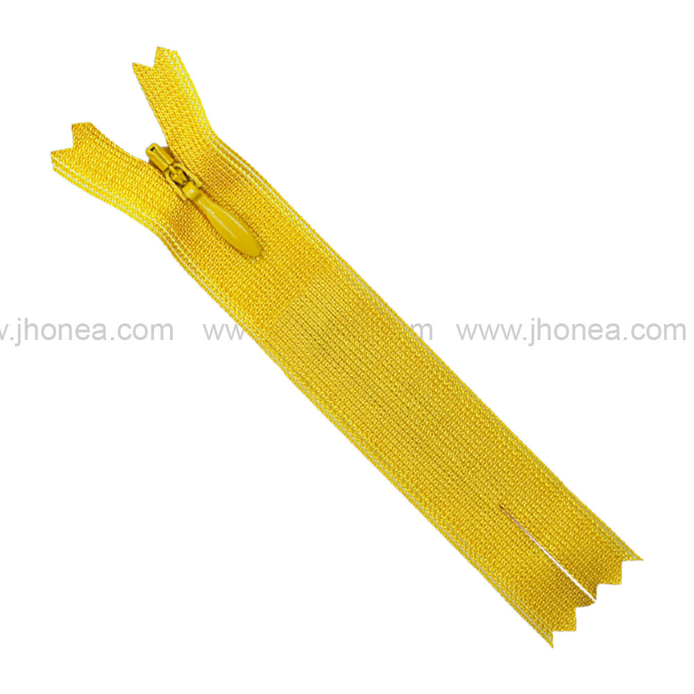 YKK #2 Invisible Closed-End Concealed Zipper 18 Inch Assorted Colors Pack of 60 Pieces