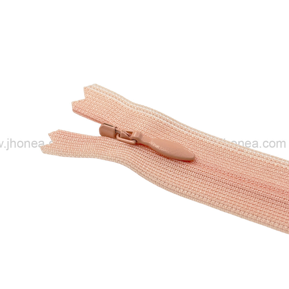 YKK #2 Invisible Closed-End Concealed Zipper 18 Inch Assorted Colors Pack of 60 Pieces