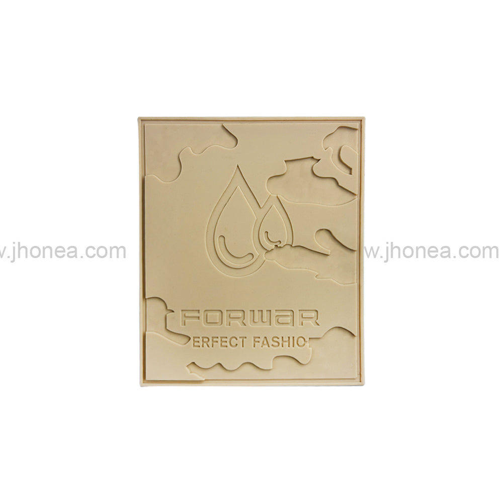 Khaki Textured Silicone Patch for Clothing/Bags/Caps