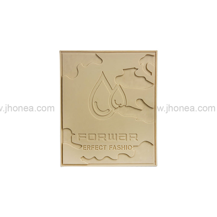 Khaki Textured Silicone Patch for Clothing/Bags/Caps