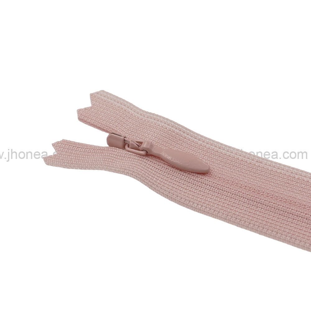 YKK #2 Invisible Closed-End Concealed Zipper 18 Inch Assorted Colors Pack of 60 Pieces