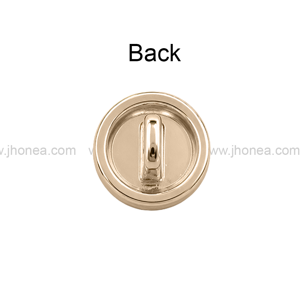Round Shape Classic Hollow Back Shank Metal Button