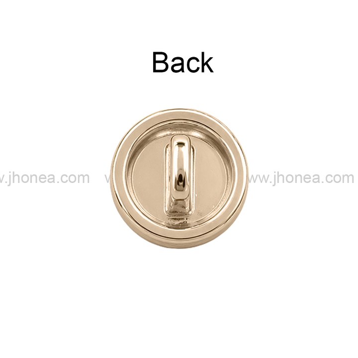 Round Shape Classic Hollow Back Shank Metal Button