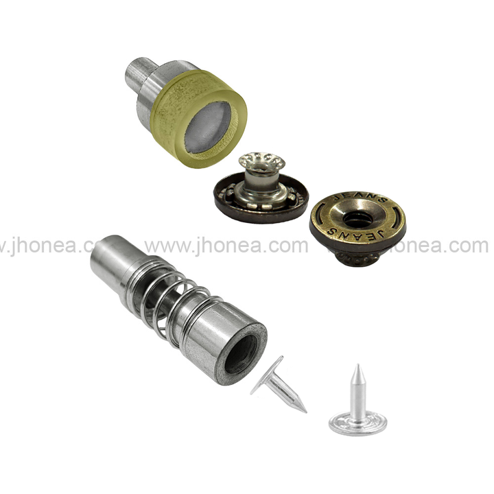 Jeans Button Attaching Die Set for Denim Clothing