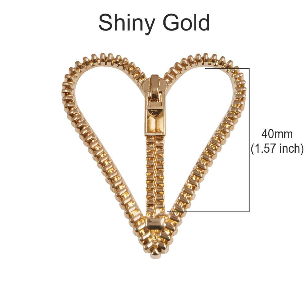 Stylish Decorative Shiny Heart-Shaped Metal Belt Buckle