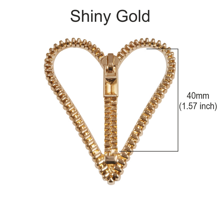 Stylish Decorative Shiny Heart-Shaped Metal Belt Buckle