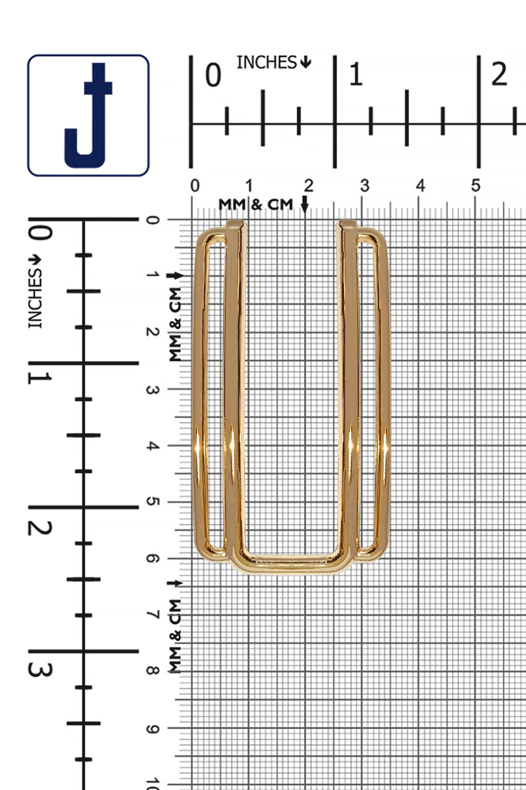 Sleek and Stylish U-Frame Double Sidebar Belt Buckle