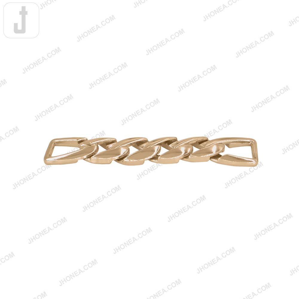Quality Chain Design Shiny Finish Fashion Belt Buckle Accessory
