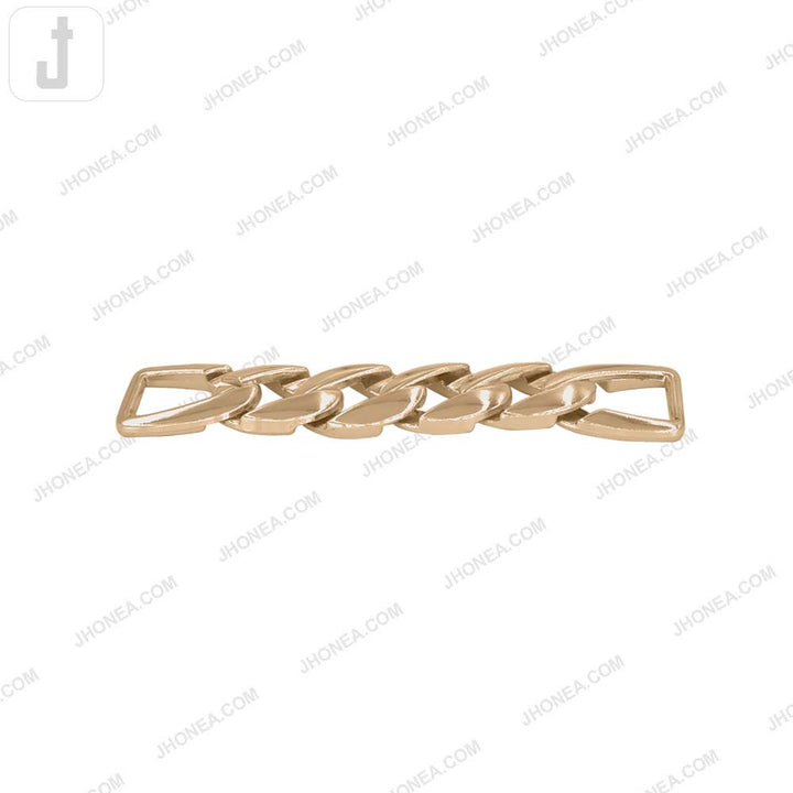 Quality Chain Design Shiny Finish Fashion Belt Buckle Accessory
