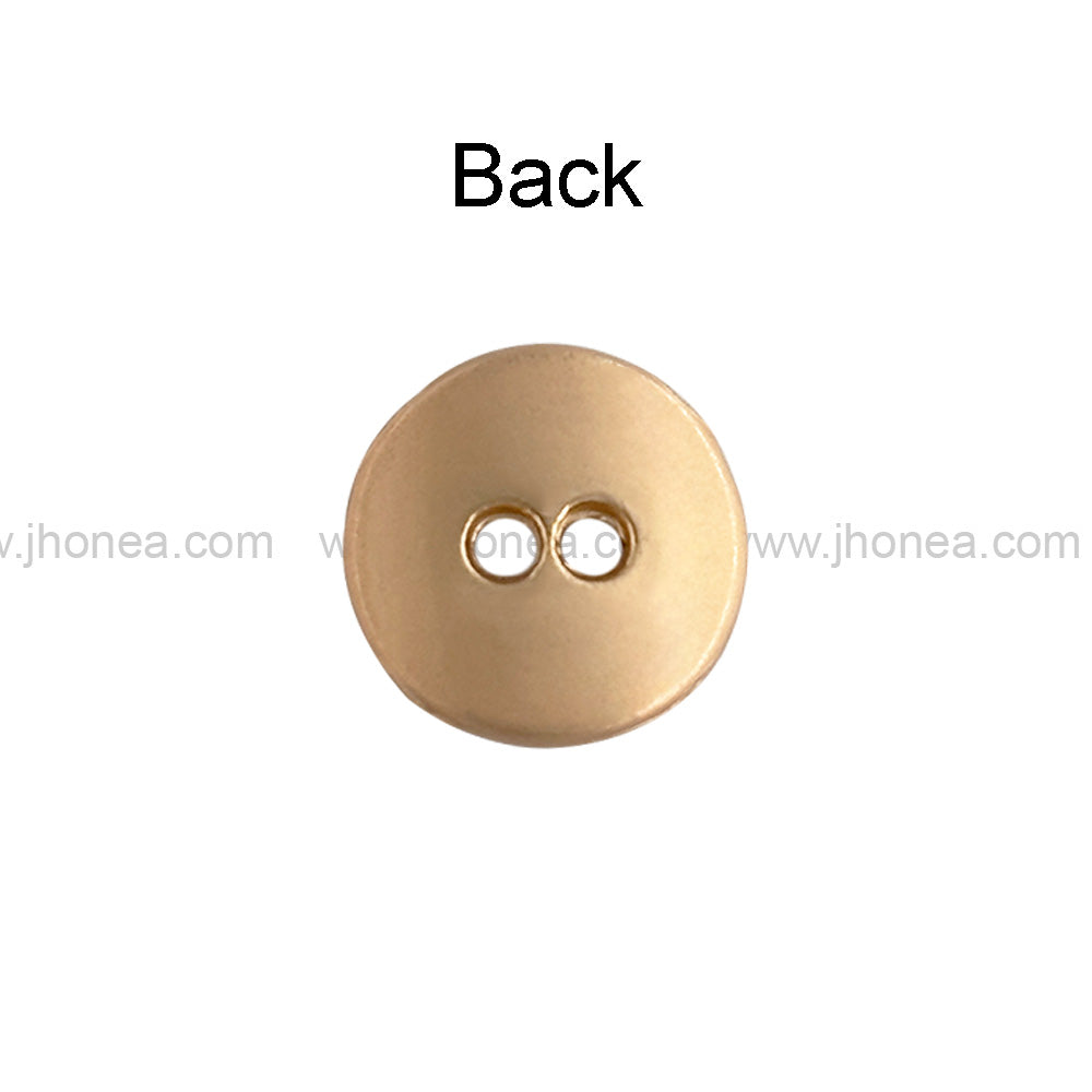 Fashionable Round Shape with Curvy Structure Metal Button