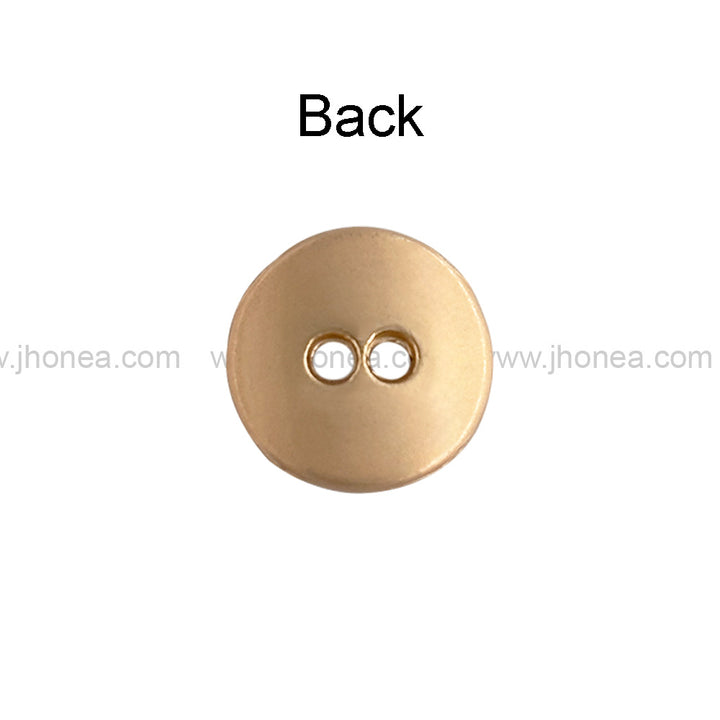 Fashionable Round Shape with Curvy Structure Metal Button