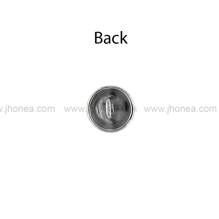 Shiny Smooth Dome Surface 10mm Shirt/Kurta Metal Buttons