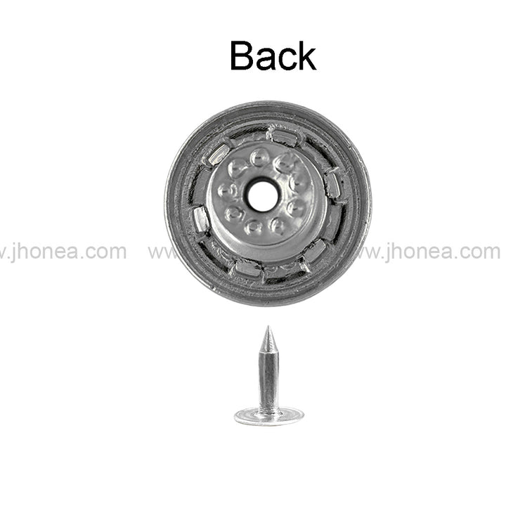 Fashionable Round Metal Jeans Buttons for Clothing