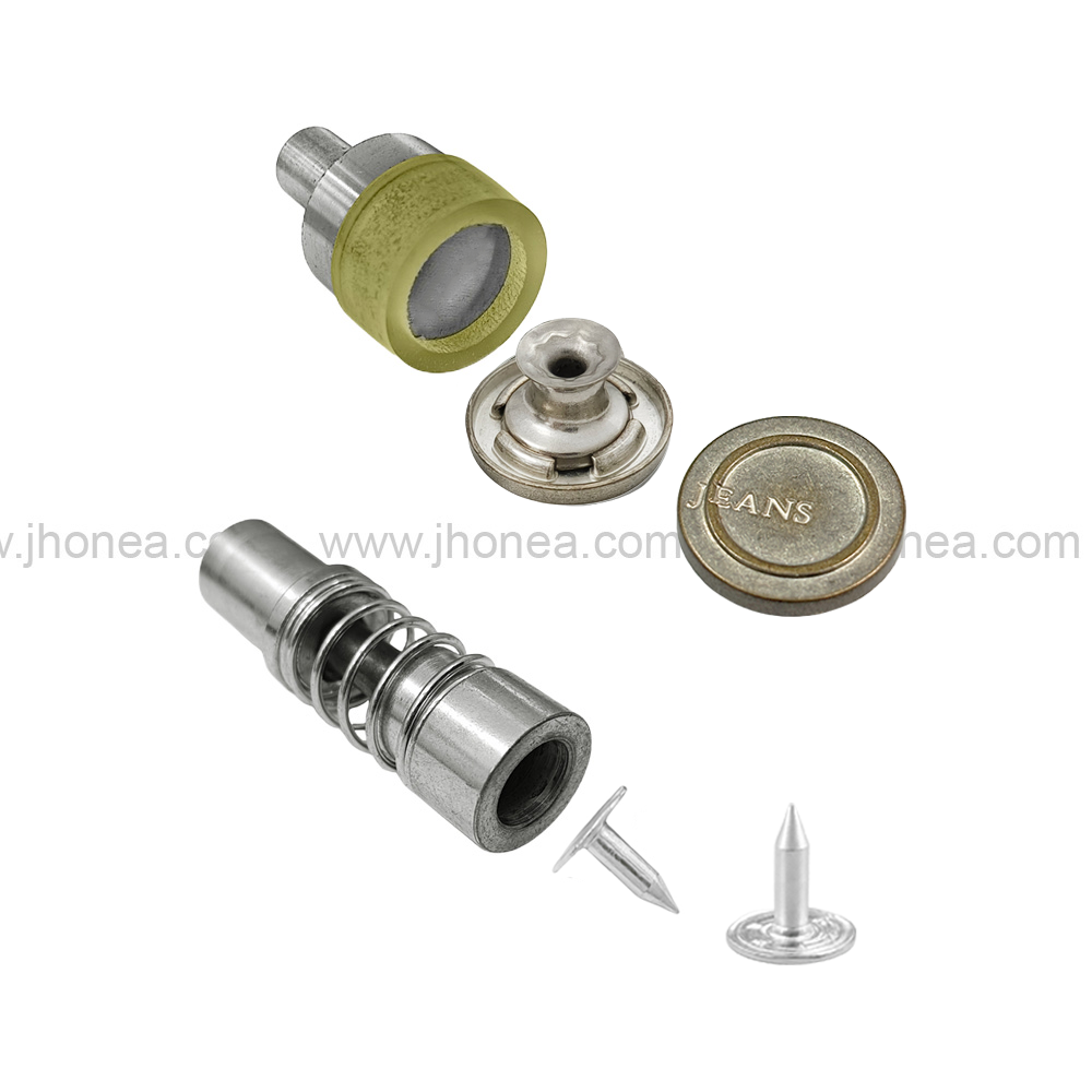 Easy-to-Use Die Mold Set for Jeans Button Installation