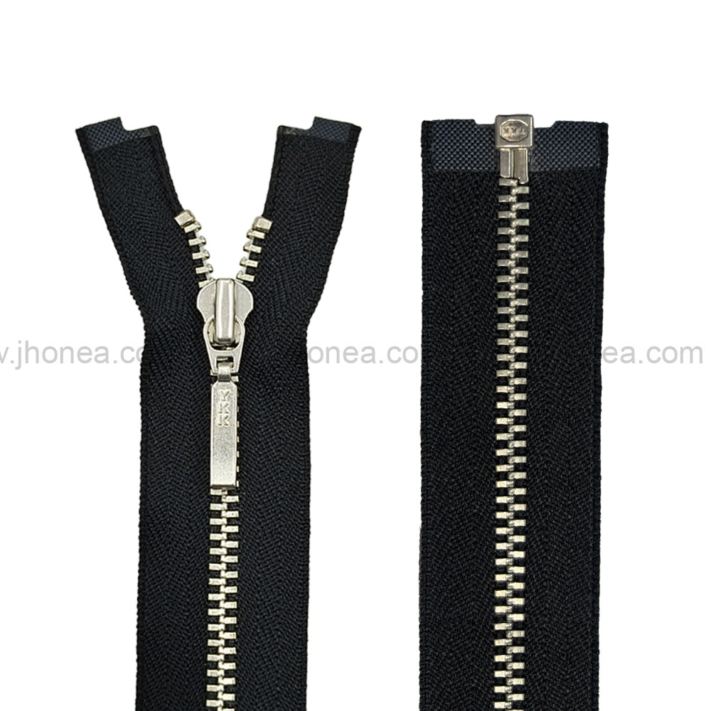 YKK- #3Number Silver Teeth YKK Premium Quality Metal Zipper for Dresses