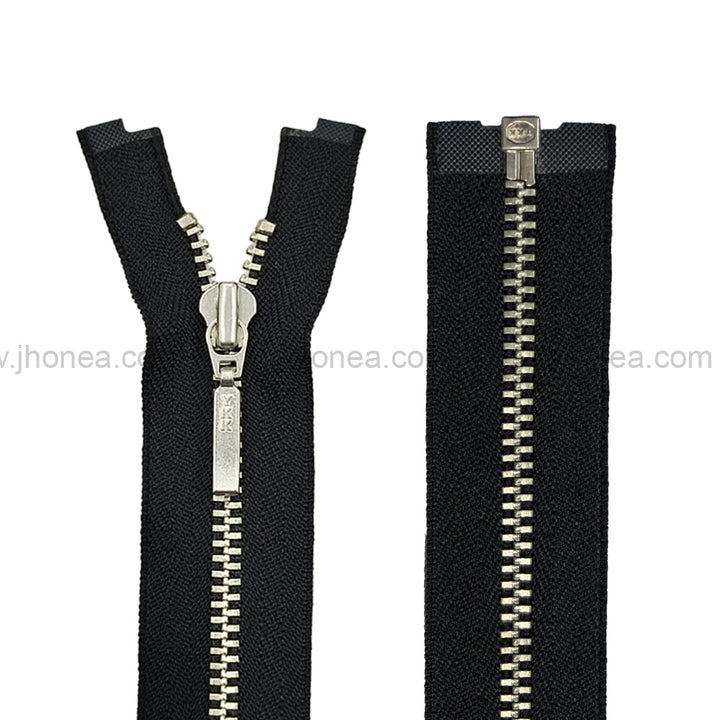 YKK- #3Number Silver Teeth YKK Premium Quality Metal Zipper for Dresses
