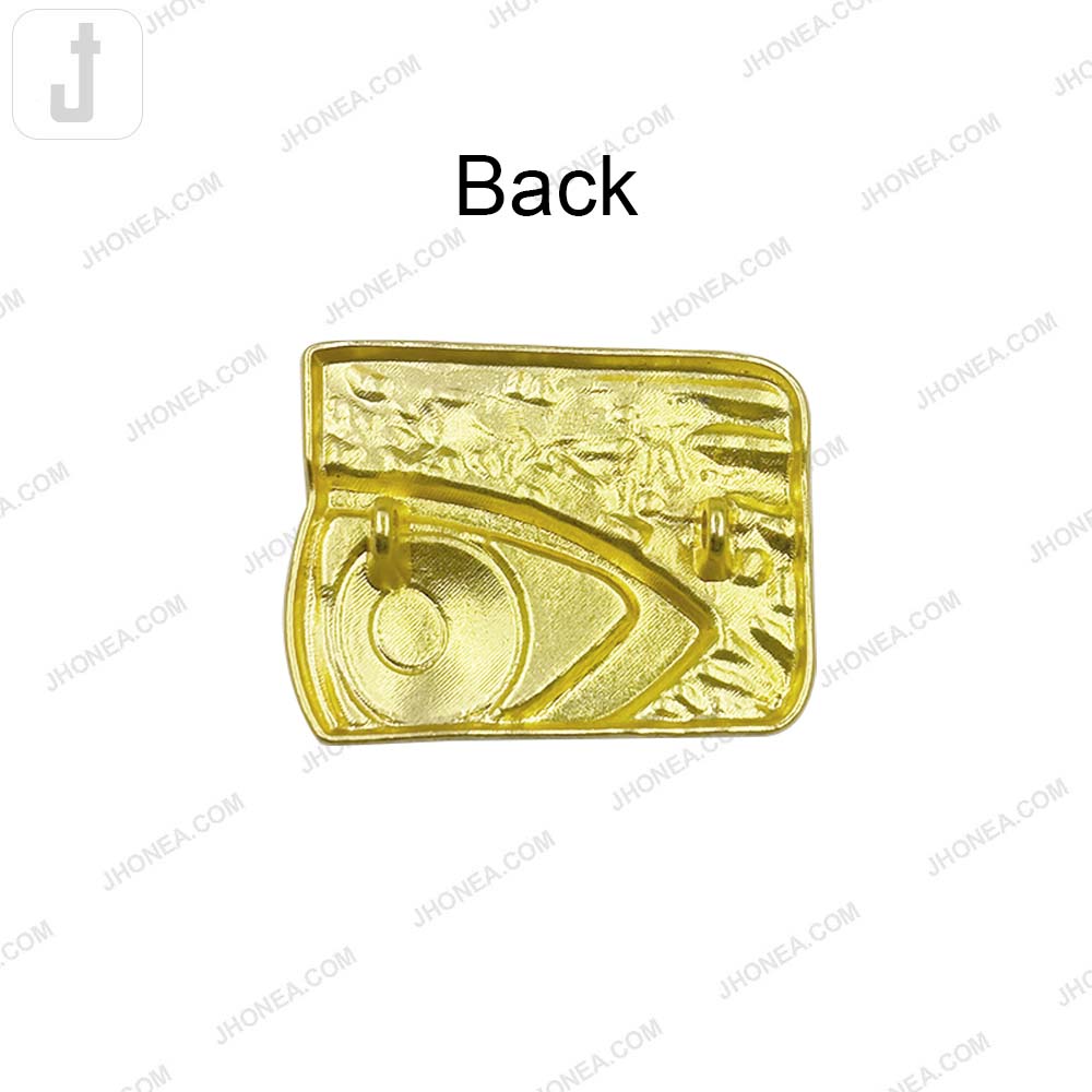 Big Size Eye Double Loop Metal Buttons for Designer Clothing