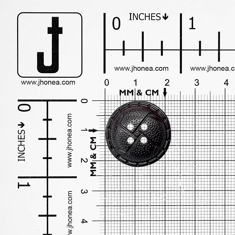Textured Dome Shape 4 Hole Buttons for Coats/Sweaters/Fashion Sewing