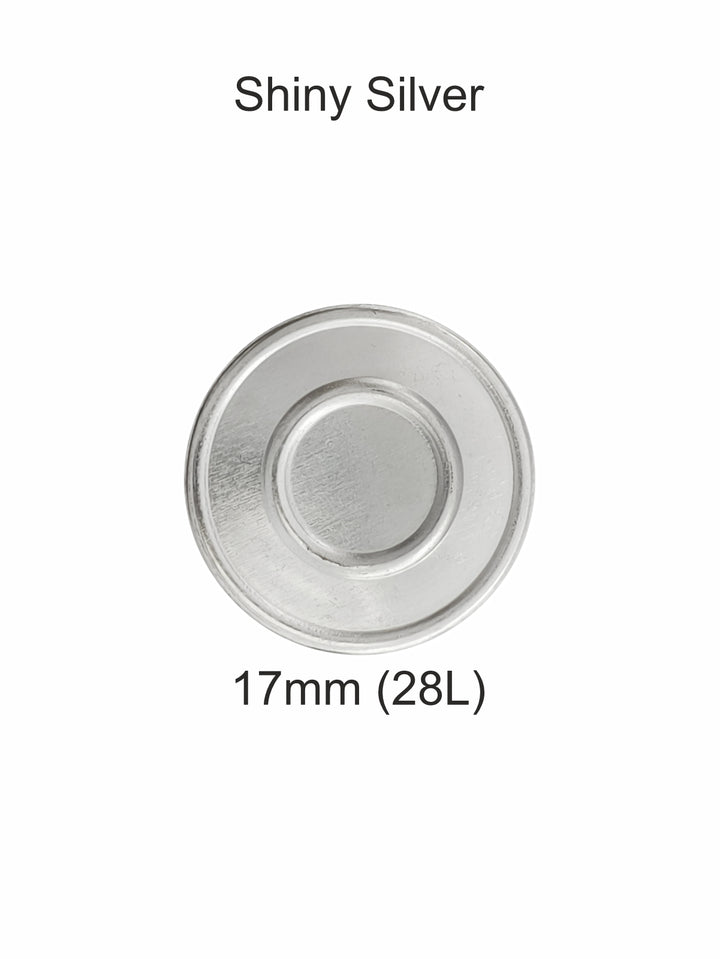 Stylish Brass Buttons with Rounded Rim for Denim Jeans/Jackets/Coats