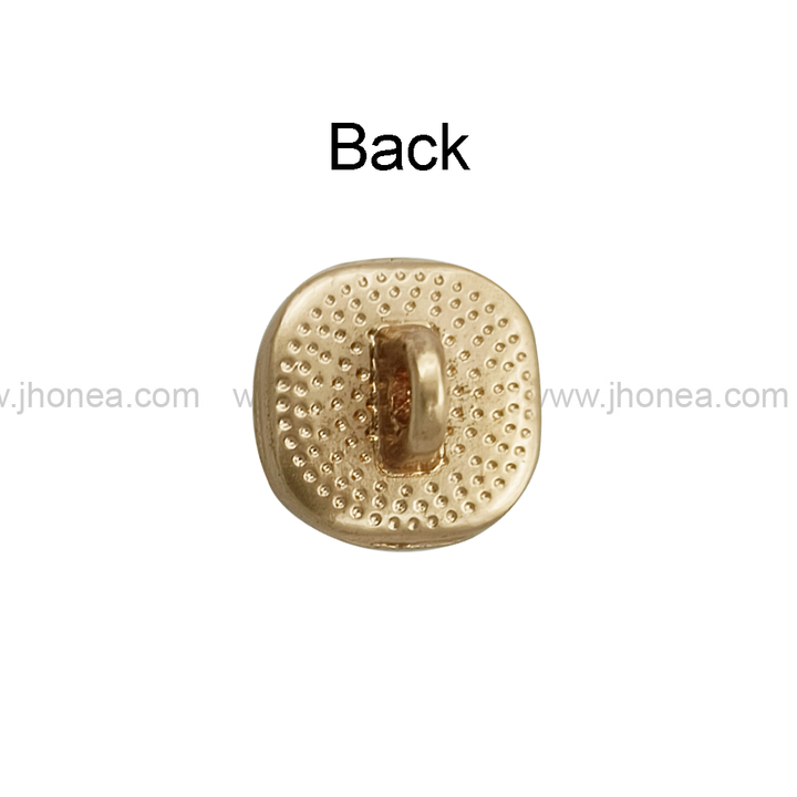 Rounded Square Shape Matte & Shiny Pearl Buttons