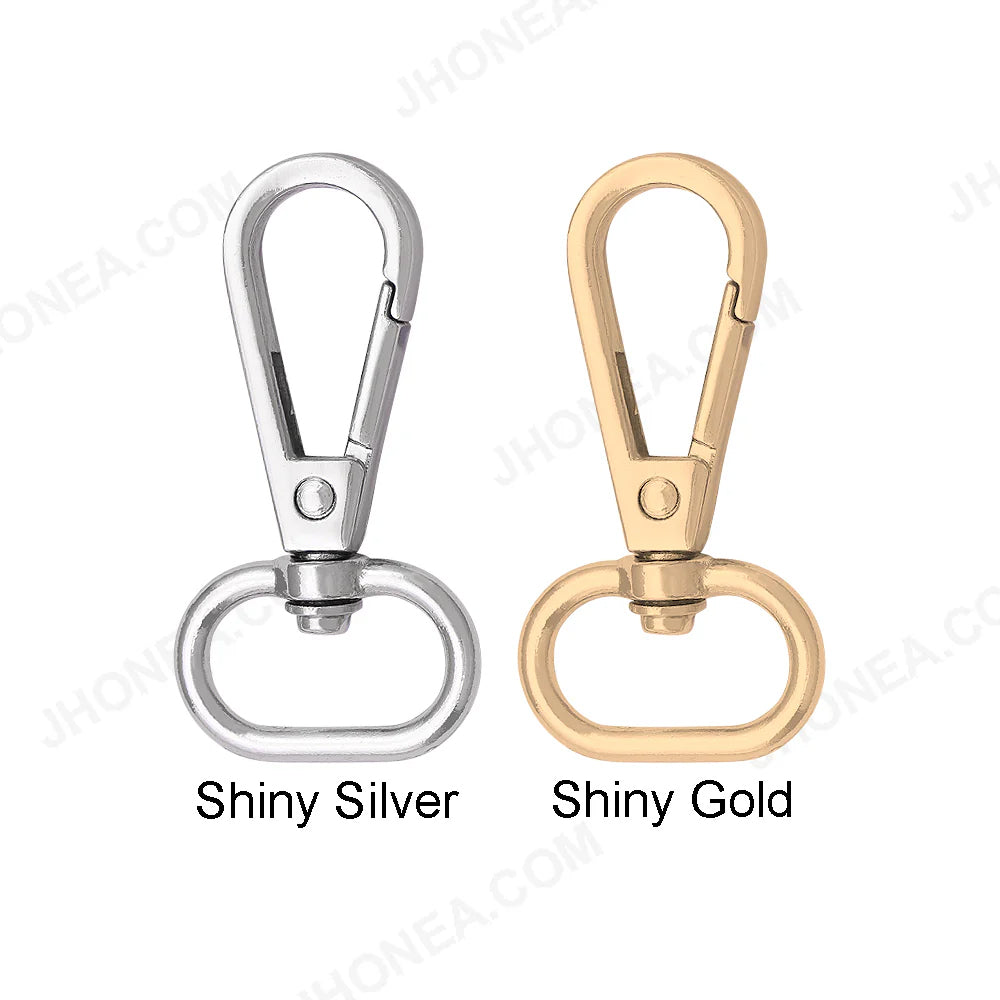 Shiny Gold/Silver Lobster Clasp Swivel Snap Hook Buckle