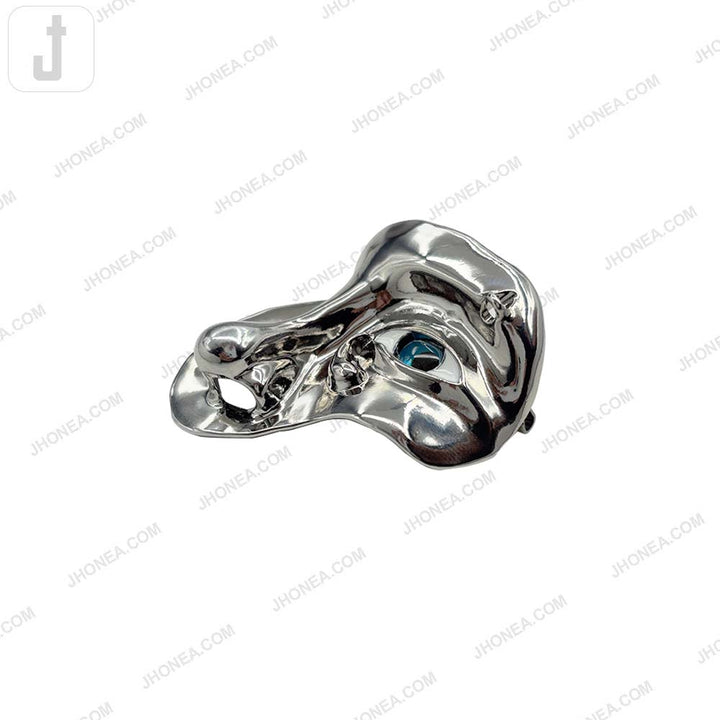 Abstract Evil Eye Face Pin Brooch for Clothing, Jackets and Fashion Accessories