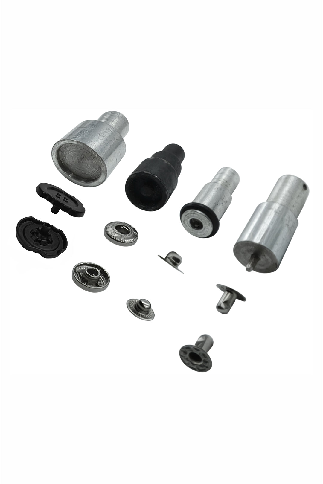Die Mold Set Easy Tool for Black Designer Uneven 4-Part Snap Button