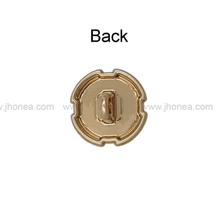 Beautiful Round Shape Cutting Edges Pearl Shank Button
