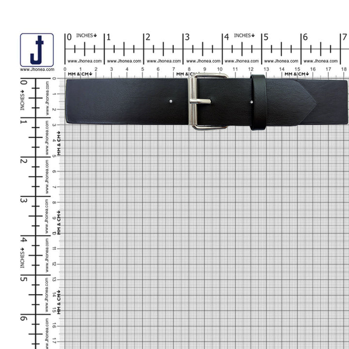 Timeless PU Leather Belt with Adjustable Prong Buckle