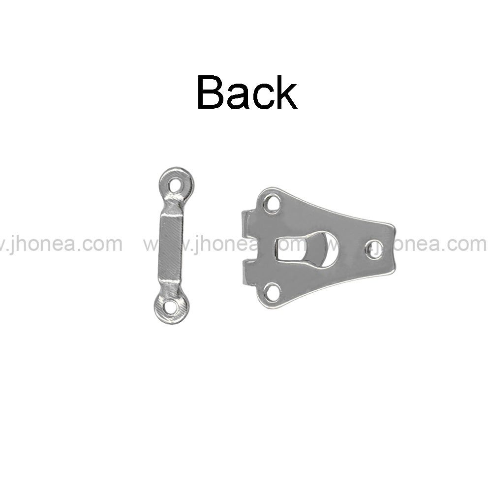 Premium Stainless Steel 2-Part Hook & Bar Sew-On Pant Trouser Hooks