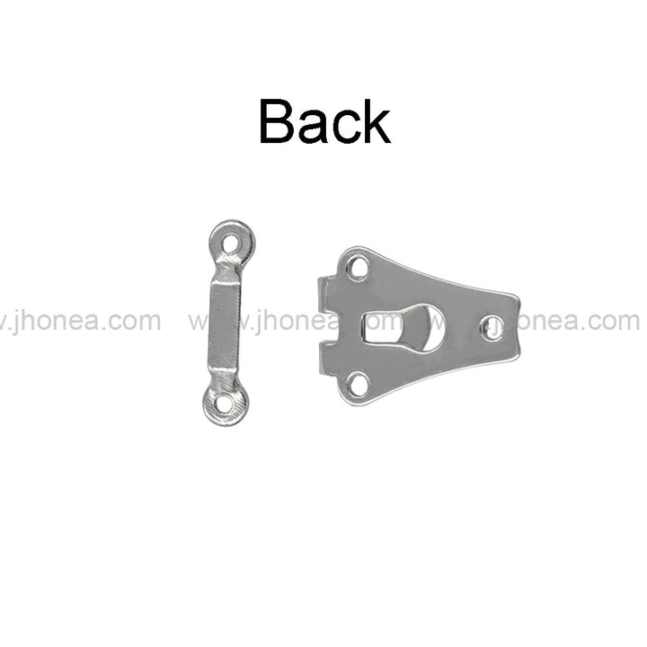 Premium Stainless Steel 2-Part Hook & Bar Sew-On Pant Trouser Hooks