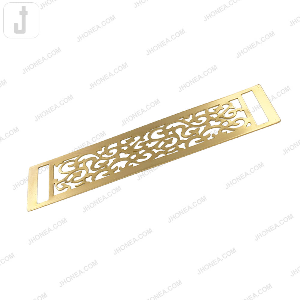Rectangle Frame Cutwork Design Decorative Clothing Metal Plate Hardware