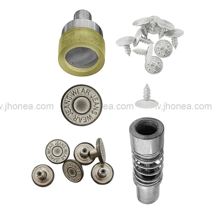 Round Engraved Jeans Button Die Mold for Button Fitting