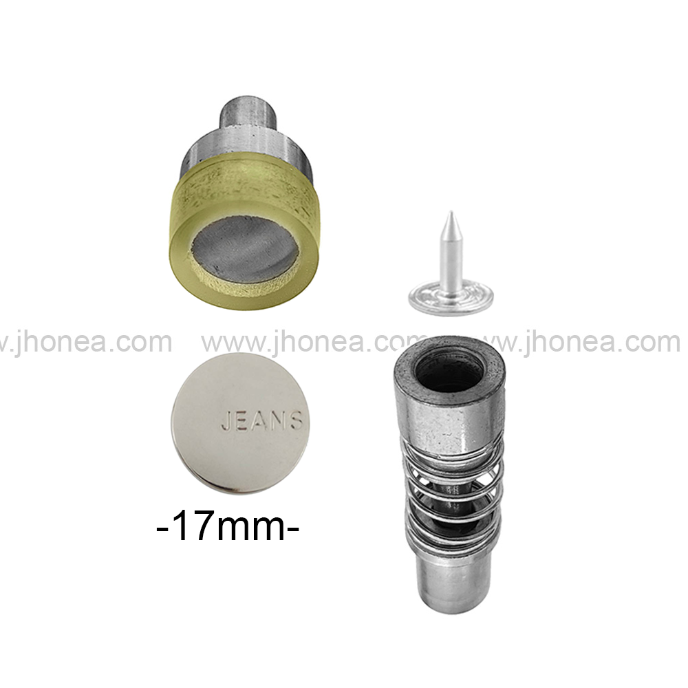 Durable Iron Jeans Button Die Set for Jeans Button Installation