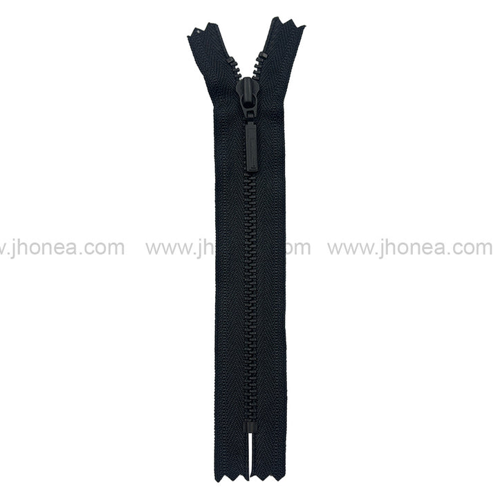 Premium Quality #3 Number Matte Black Decorative YKK Metal Zipper for Hoodies & Jackets