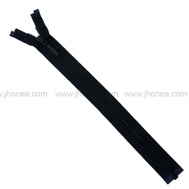 Premium Quality #3 Number Matte Black Decorative YKK Metal Zipper for Hoodies & Jackets
