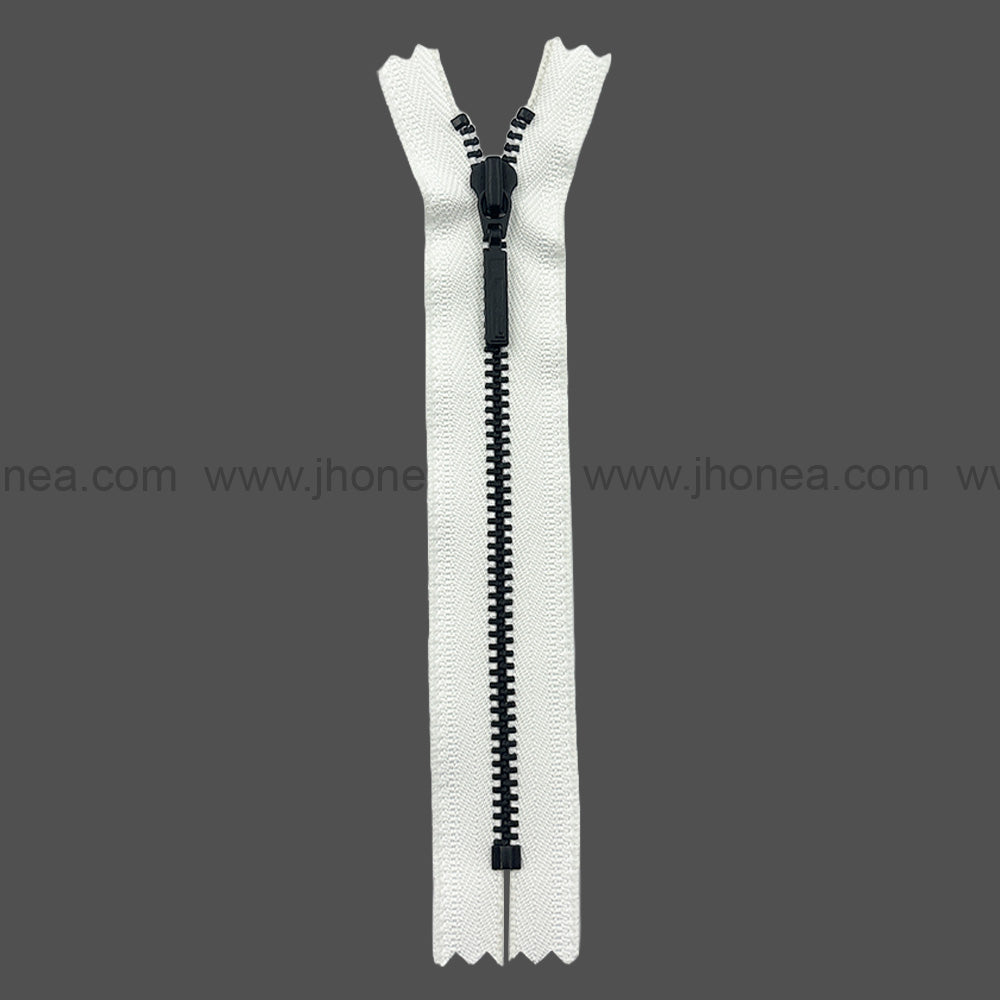 Premium Quality #3 Number Matte Black Decorative YKK Metal Zipper for Hoodies & Jackets